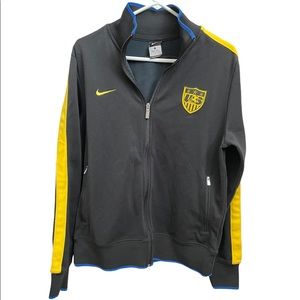 Nike US Soccer Mens full zip warm up track jacket Sz L